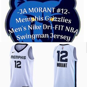 🏀NWT -Ja Morant Grizzlies #12 Nike Dri-FIT NBA Swingman Jersey XXL (54)🏀